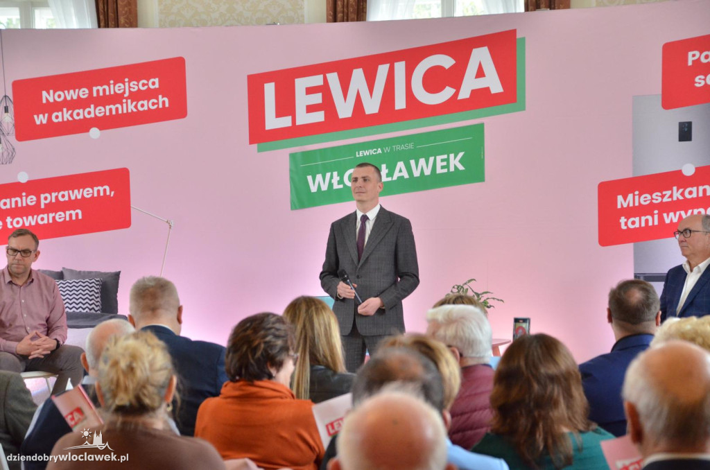 Czarzasty i Gawkowski we Włocławku