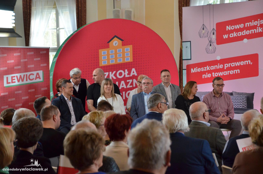 Czarzasty i Gawkowski we Włocławku