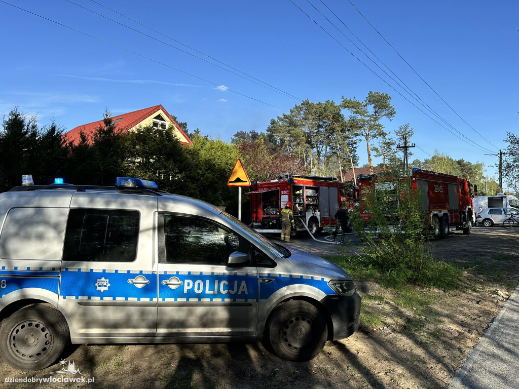 Pożar hurtowni mięsnej na Michelinie