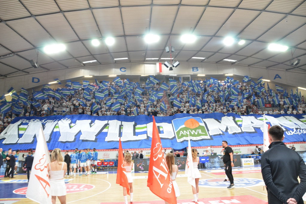 Kibice na meczu Anwil Włocławek vs Spójnia Stargard
