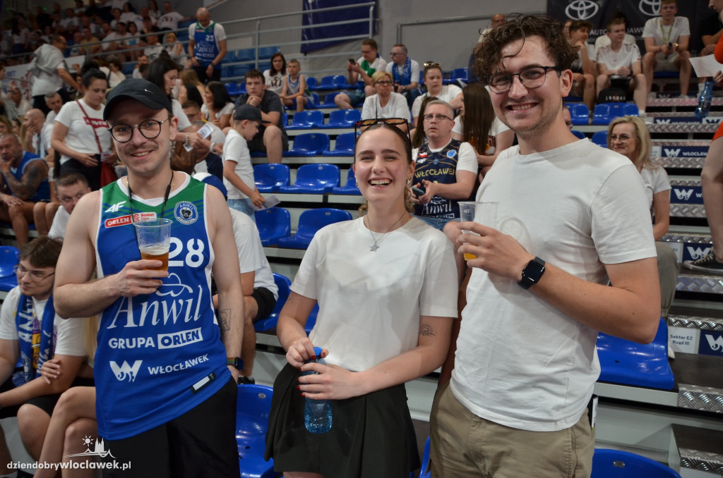 Kibice na meczu Anwil Włocławek vs Spójnia Stargard
