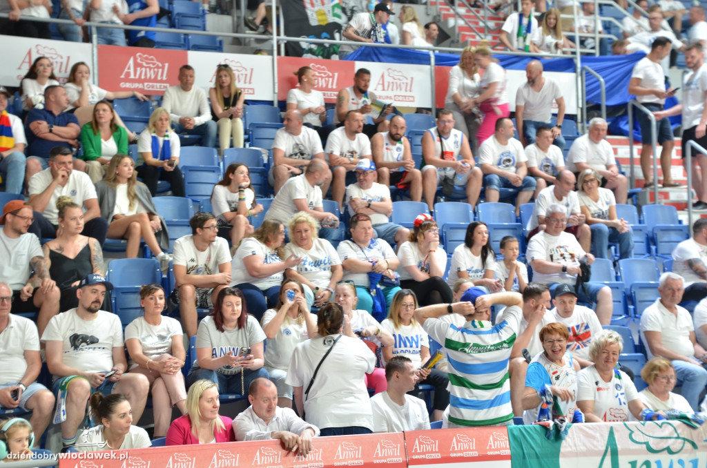 Kibice na meczu Anwil Włocławek vs Spójnia Stargard