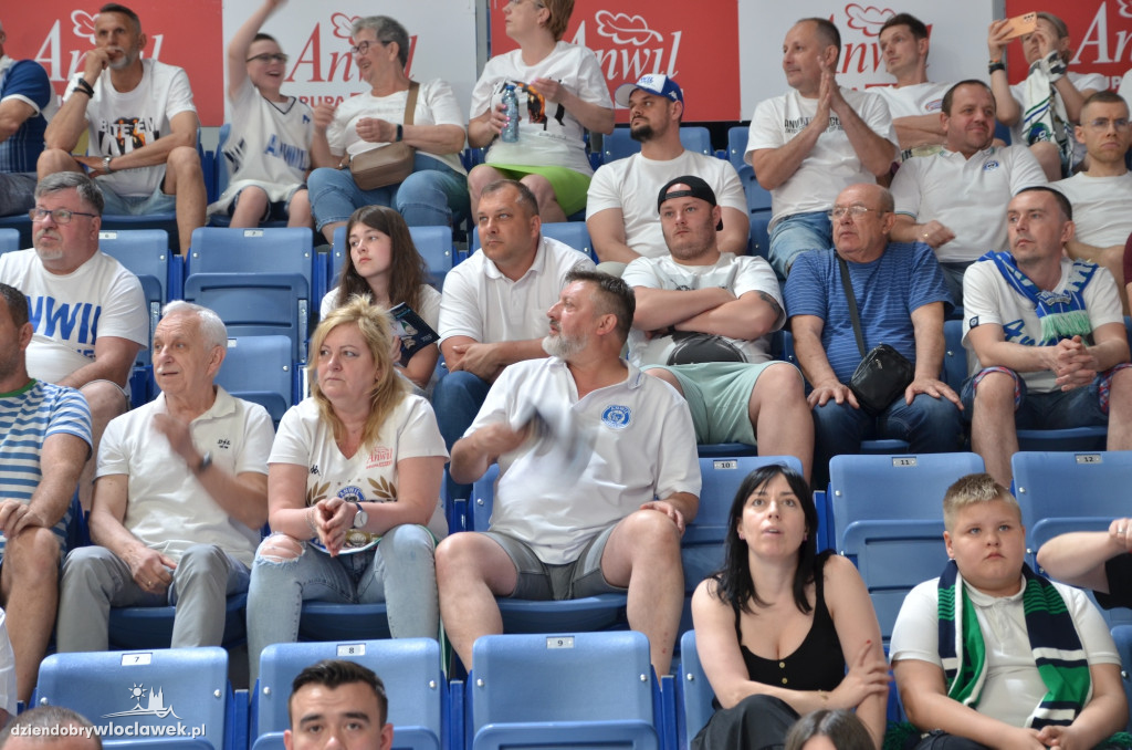Kibice na meczu Anwil Włocławek vs Spójnia Stargard