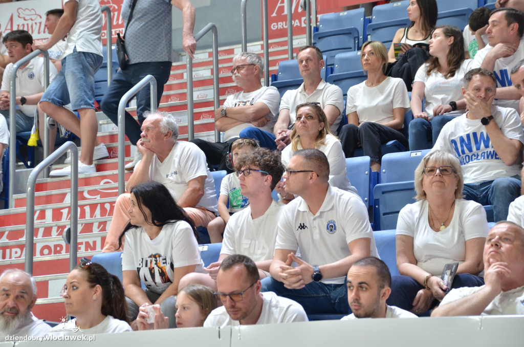 Kibice na meczu Anwil Włocławek vs Spójnia Stargard