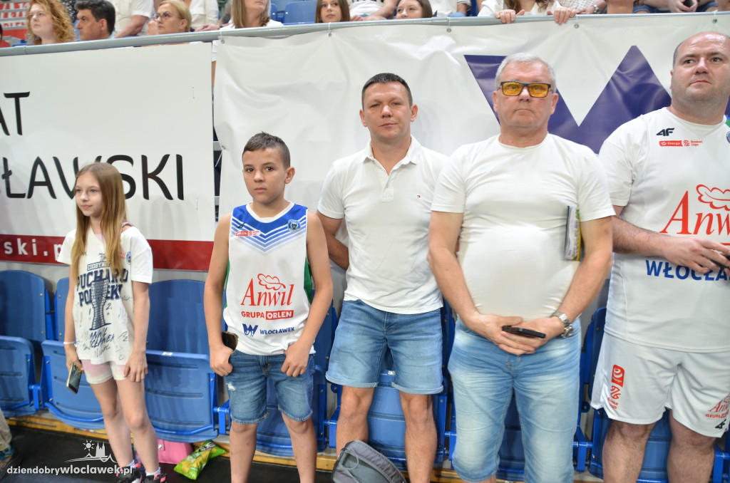 Kibice na meczu Anwil Włocławek vs Spójnia Stargard
