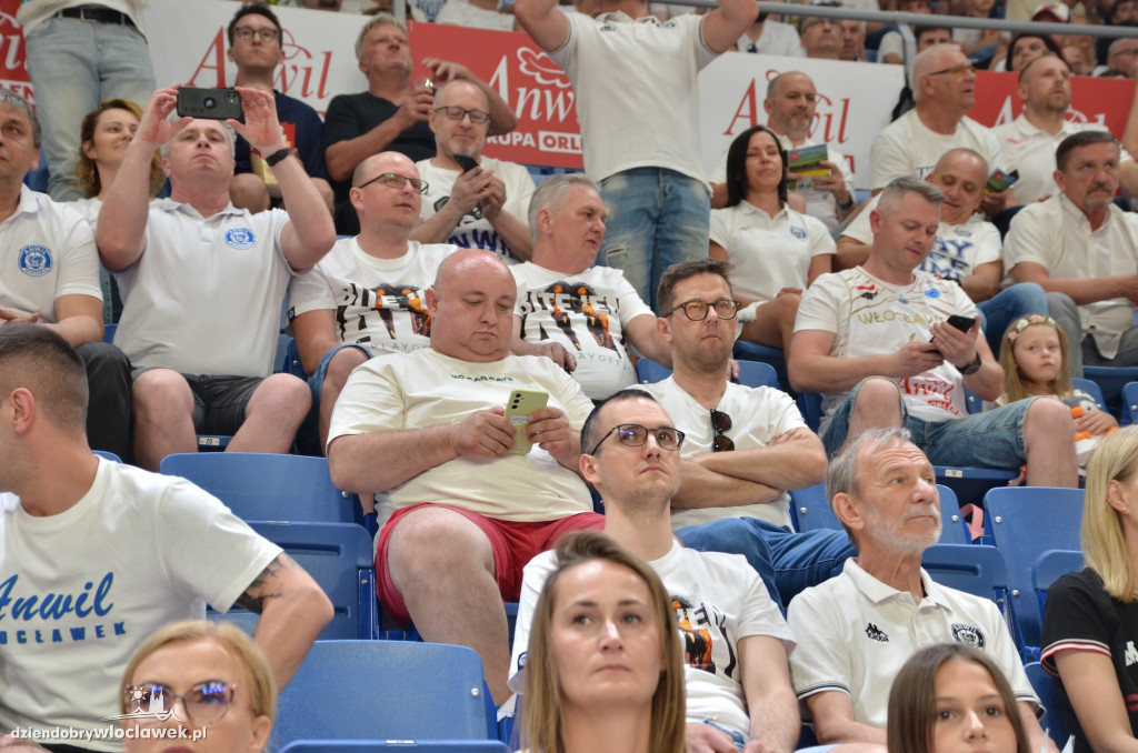 Kibice na meczu Anwil Włocławek vs Spójnia Stargard