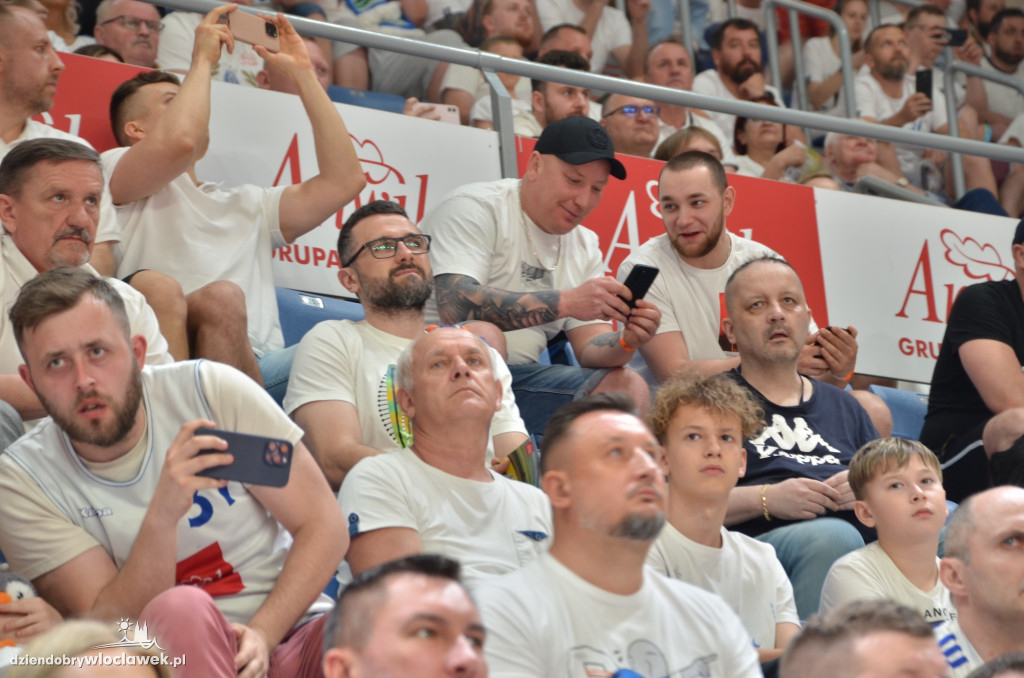 Kibice na meczu Anwil Włocławek vs Spójnia Stargard
