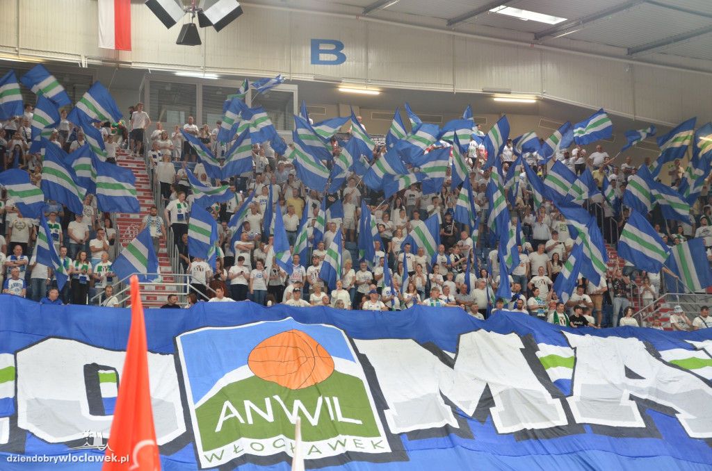 Kibice na meczu Anwil Włocławek vs Spójnia Stargard