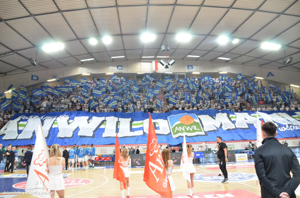 Kibice na meczu Anwil Włocławek vs Spójnia Stargard