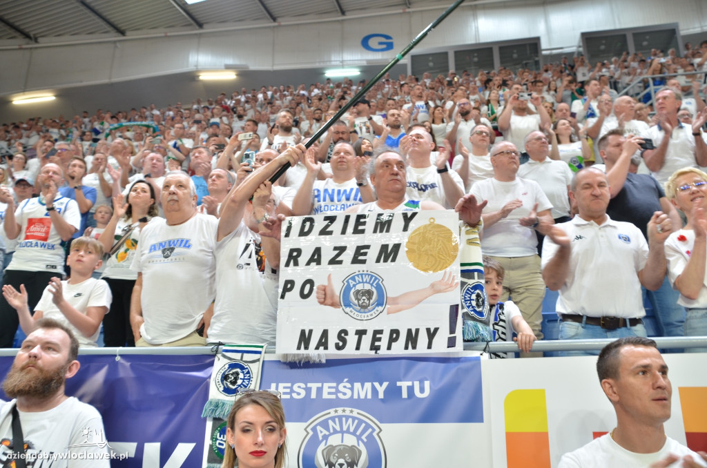 Kibice na meczu Anwil Włocławek vs Spójnia Stargard