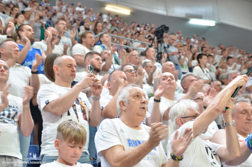 Kibice na meczu Anwil Włocławek vs Spójnia Stargard