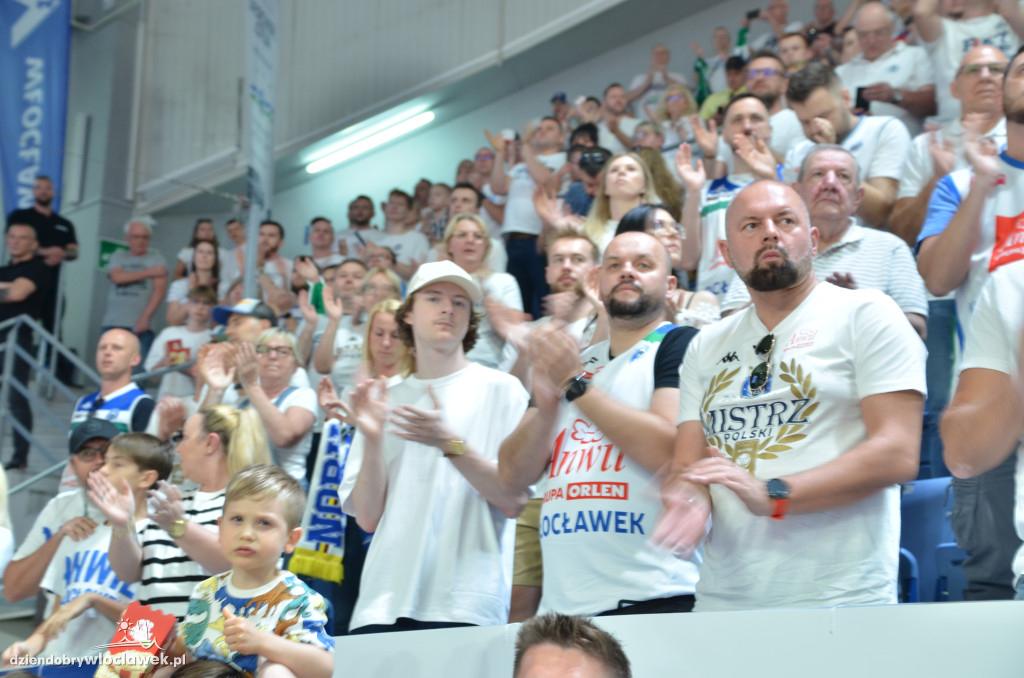 Kibice na meczu Anwil Włocławek vs Spójnia Stargard