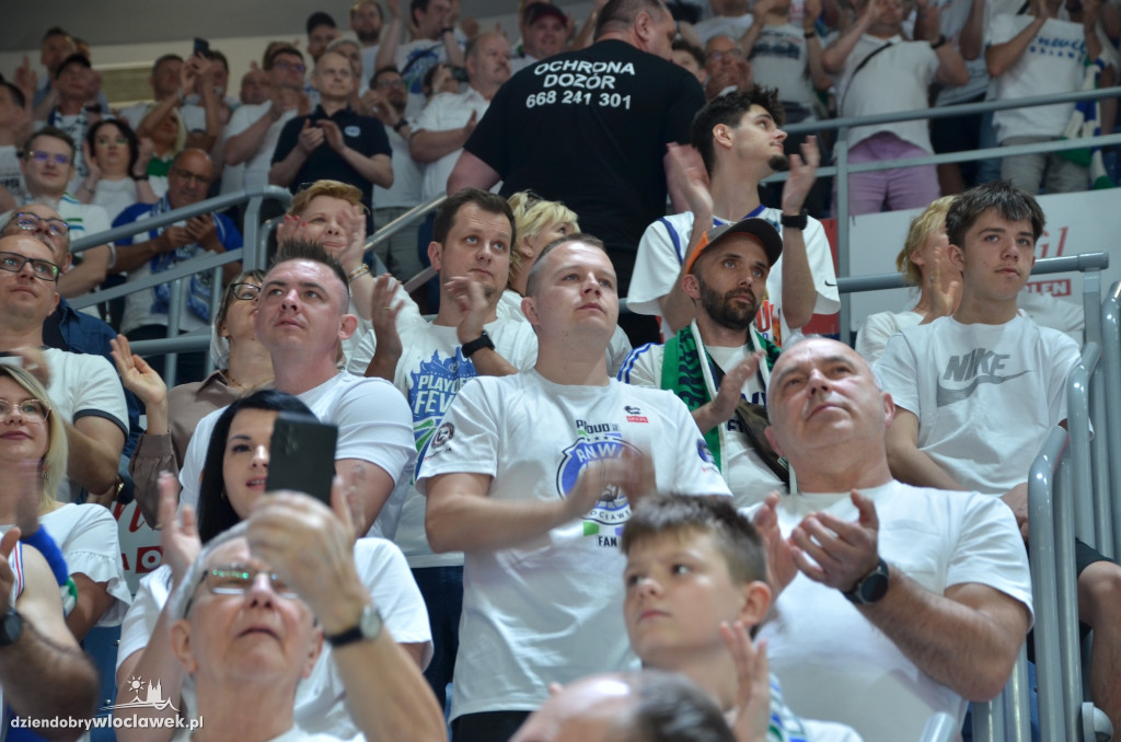 Kibice na meczu Anwil Włocławek vs Spójnia Stargard