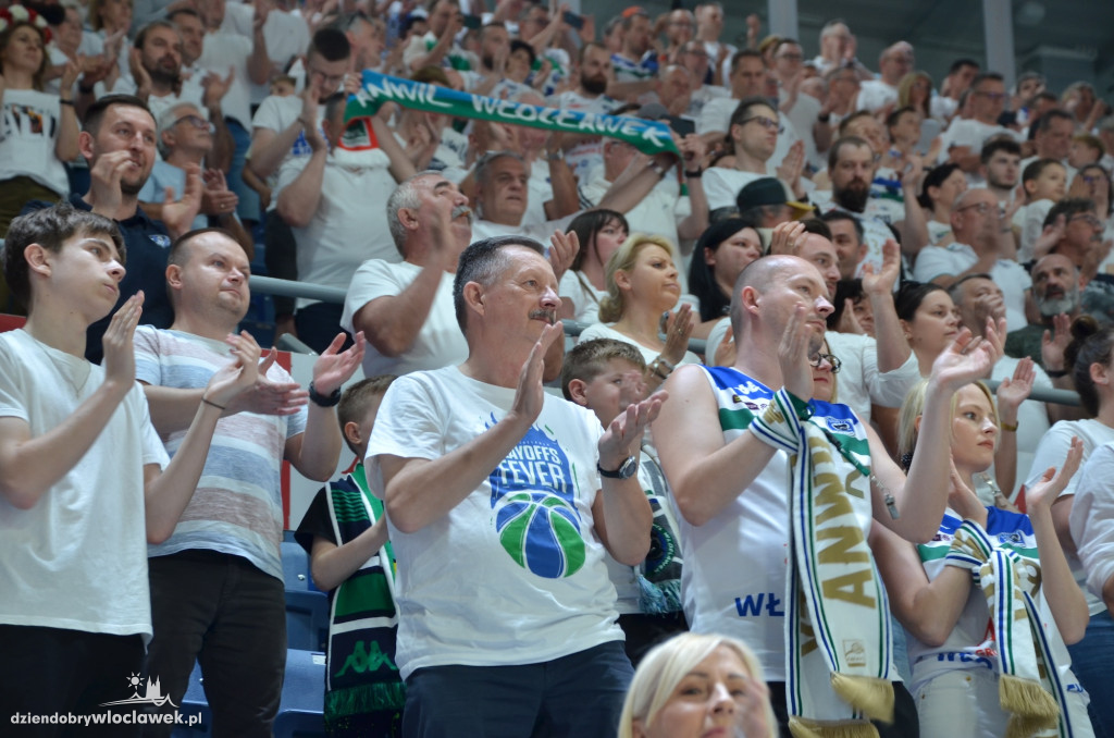 Kibice na meczu Anwil Włocławek vs Spójnia Stargard