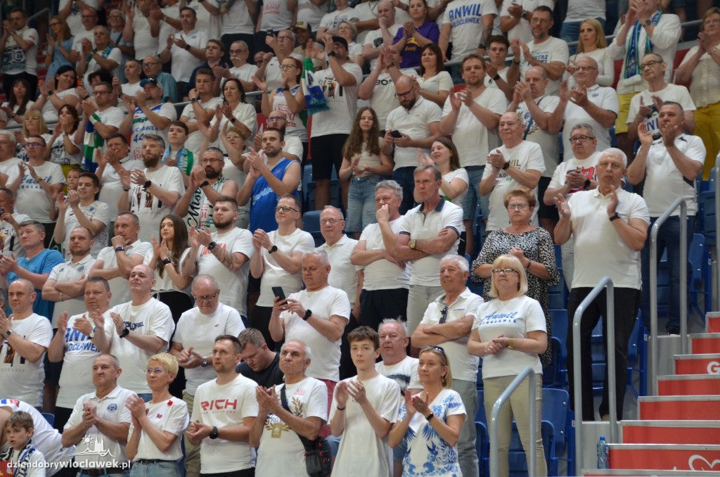 Kibice na meczu Anwil Włocławek vs Spójnia Stargard