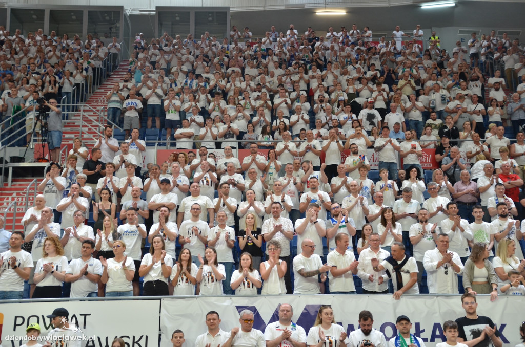 Kibice na meczu Anwil Włocławek vs Spójnia Stargard