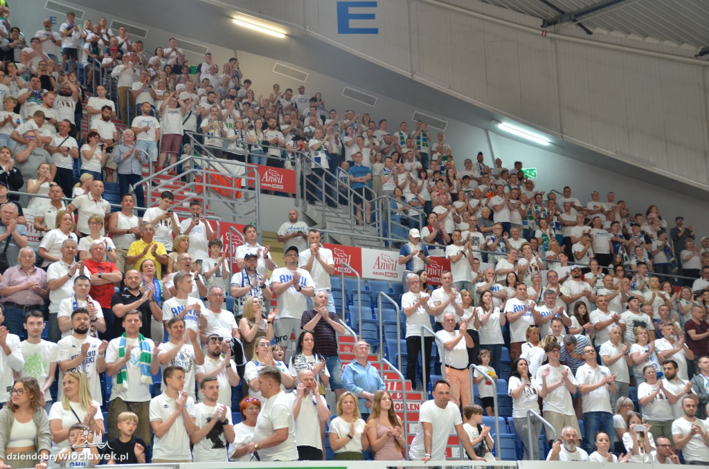 Kibice na meczu Anwil Włocławek vs Spójnia Stargard