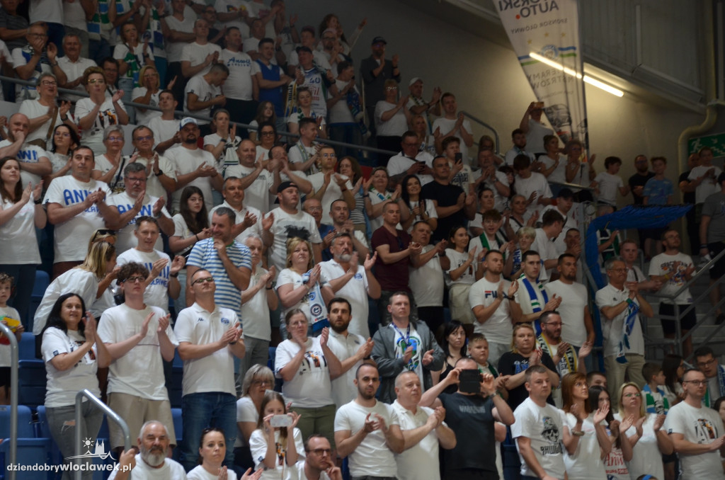 Kibice na meczu Anwil Włocławek vs Spójnia Stargard
