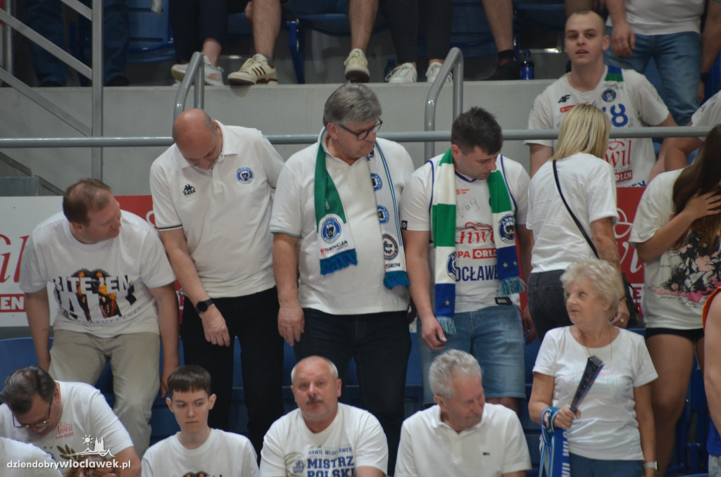 Kibice na meczu Anwil Włocławek vs Spójnia Stargard
