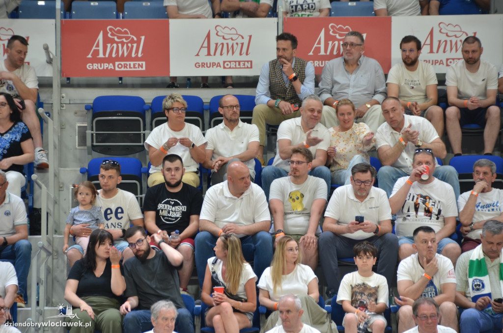 Kibice na meczu Anwil Włocławek vs Spójnia Stargard