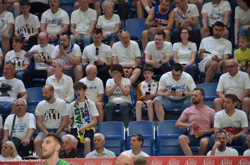 Kibice na meczu Anwil Włocławek vs Spójnia Stargard