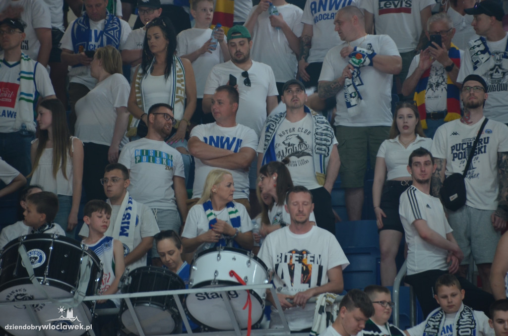 Kibice na meczu Anwil Włocławek vs Spójnia Stargard