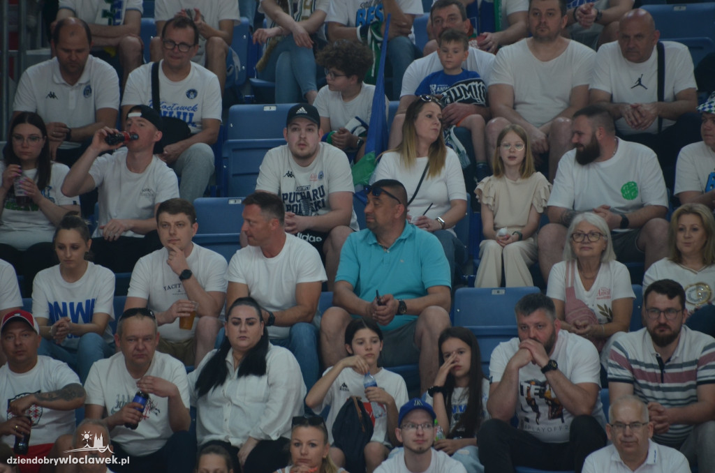 Kibice na meczu Anwil Włocławek vs Spójnia Stargard