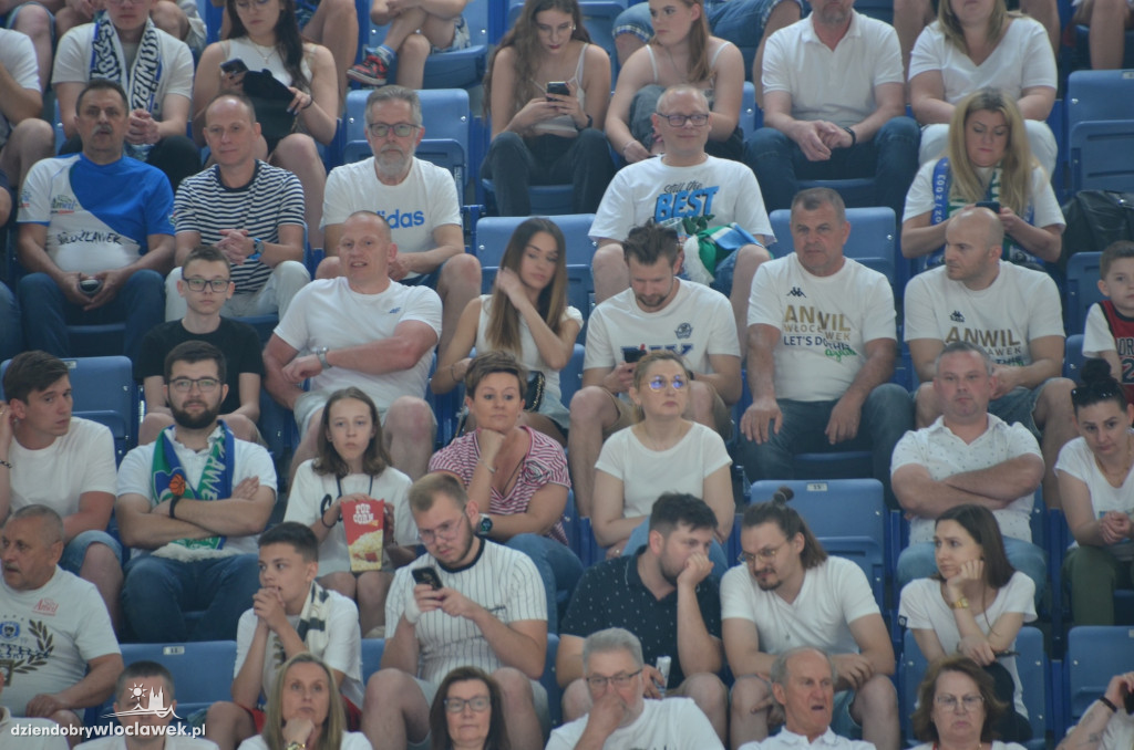 Kibice na meczu Anwil Włocławek vs Spójnia Stargard