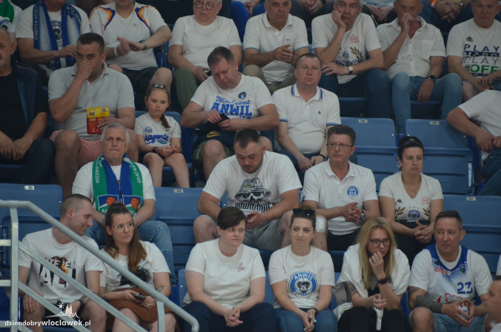 Kibice na meczu Anwil Włocławek vs Spójnia Stargard