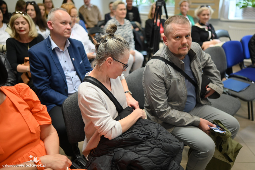 Michał Rusinek na spotkaniu autorskim we Włocławku
