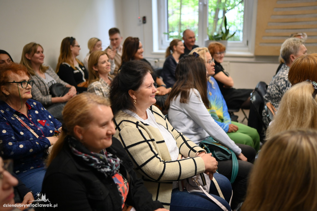 Michał Rusinek na spotkaniu autorskim we Włocławku