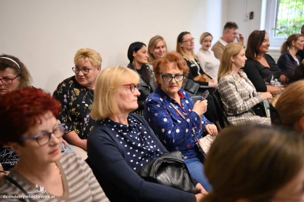 Michał Rusinek na spotkaniu autorskim we Włocławku