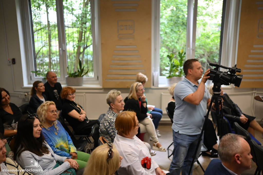 Michał Rusinek na spotkaniu autorskim we Włocławku