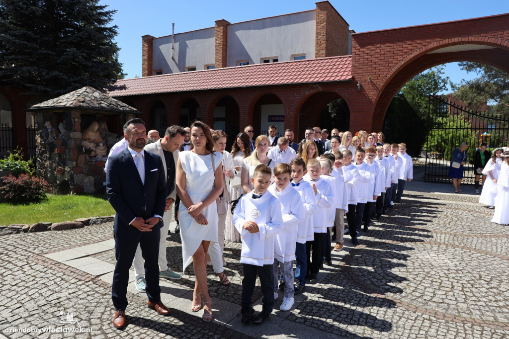 Komunia w parafii przy ulicy Robotniczej