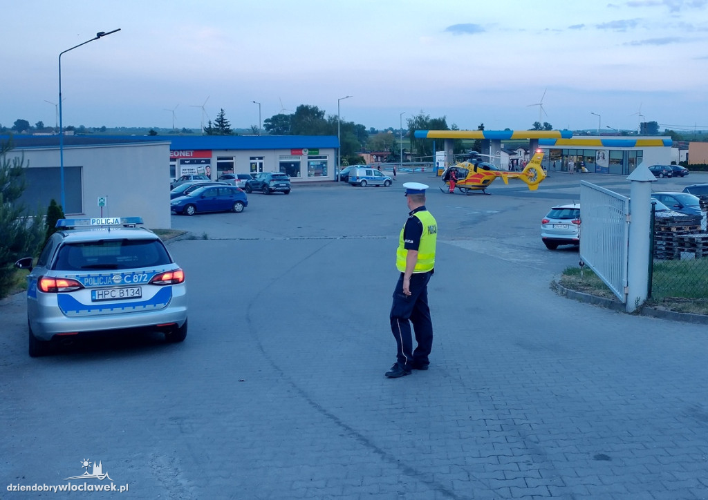 Pożar bloku w Radziejowie