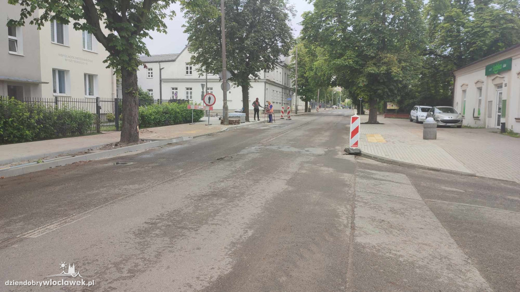 Wyszyńskiego z nową nawierzchnią i chodnikami