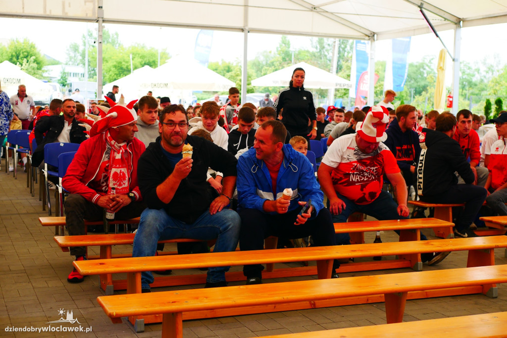 Strefa kibica na Słodowie: mecz Polski - Holandia