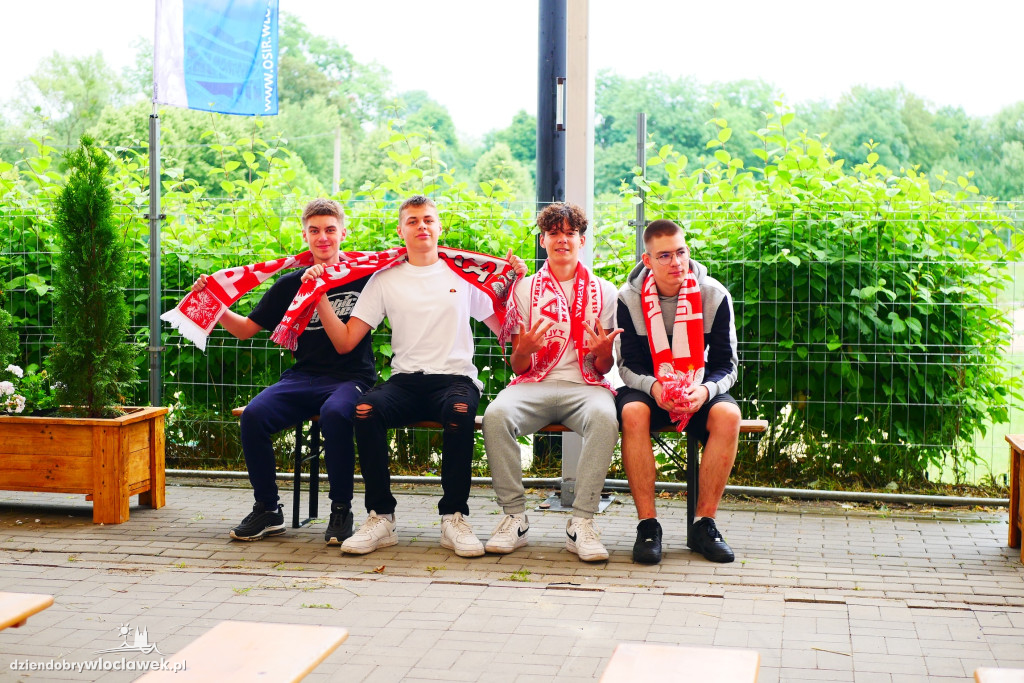 Strefa kibica na Słodowie: mecz Polski - Holandia