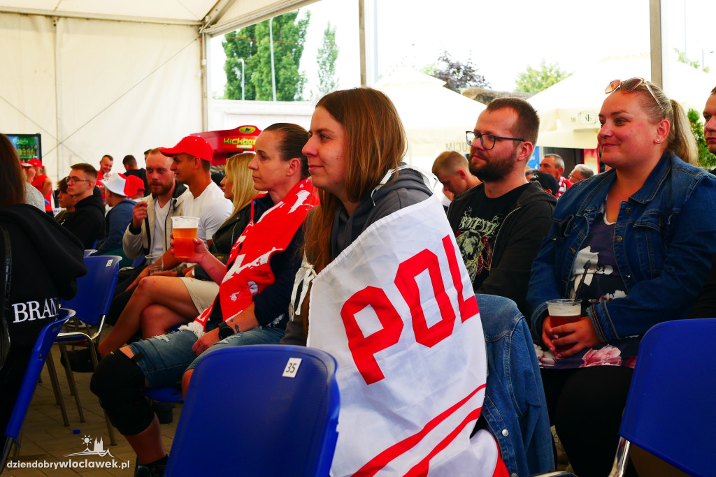 Strefa kibica na Słodowie: mecz Polski - Holandia