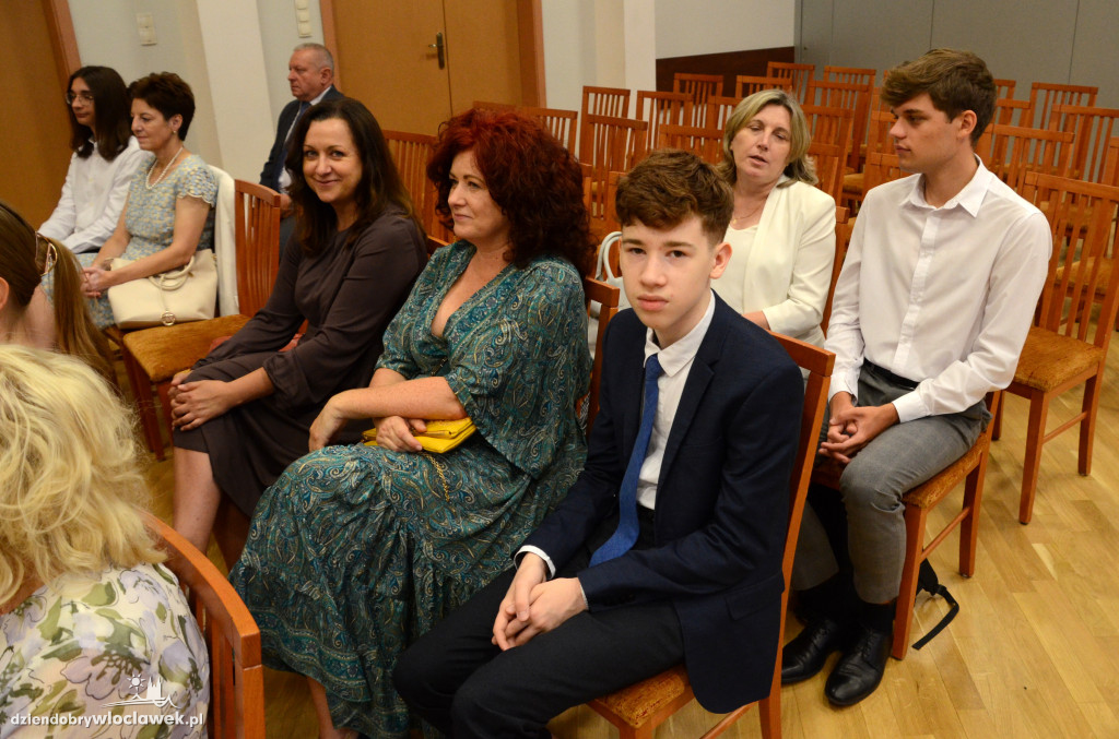 Wręczenie uczniom stypendiów Prezydenta Włocławka