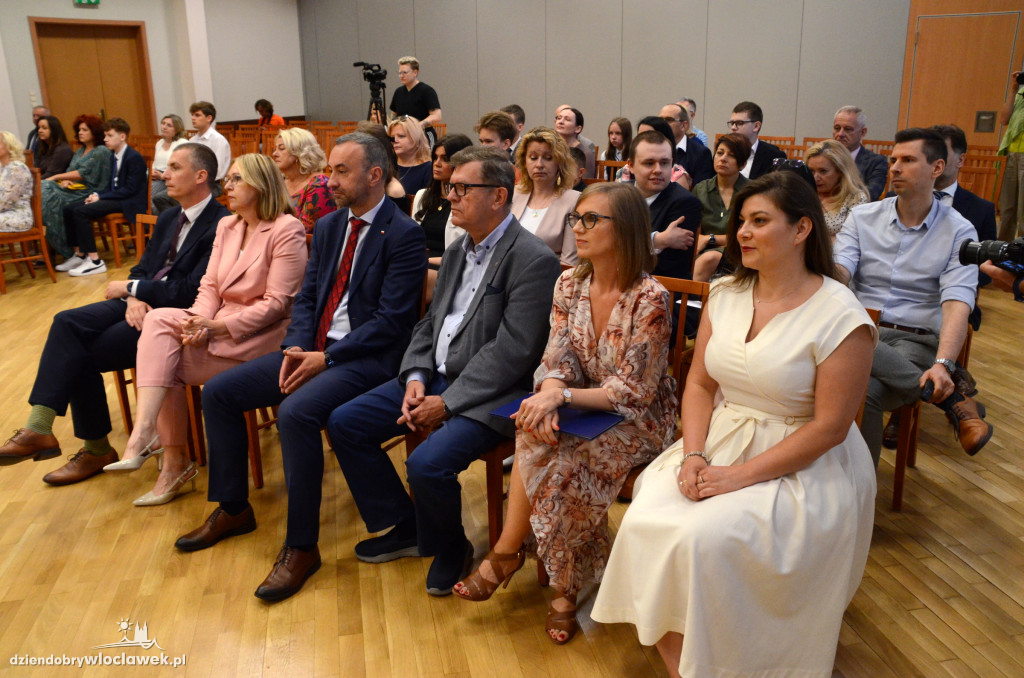 Wręczenie uczniom stypendiów Prezydenta Włocławka