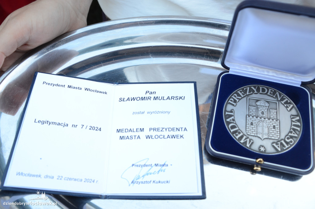Mularski z Medalem Prezydenta Włocławka