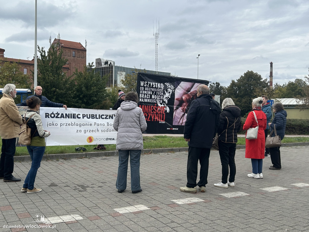 Protest przeciwko aborcji i pedofilii