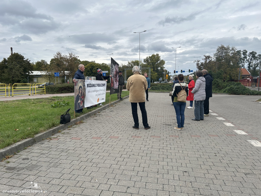 Protest przeciwko aborcji i pedofilii
