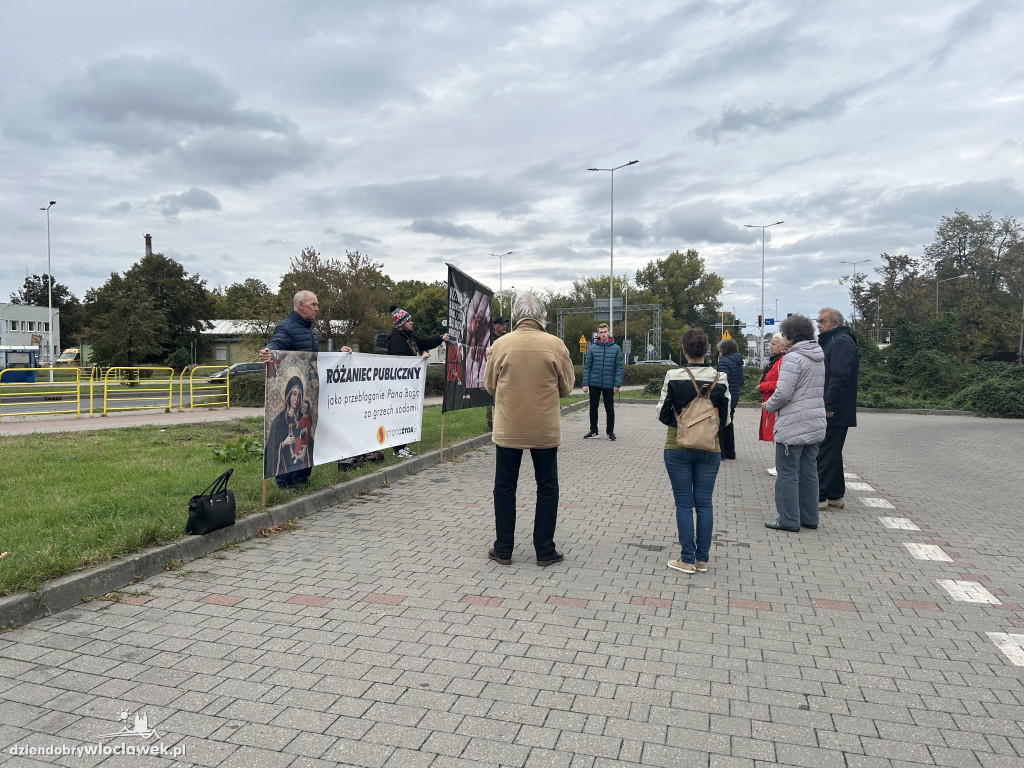 Protest przeciwko aborcji i pedofilii