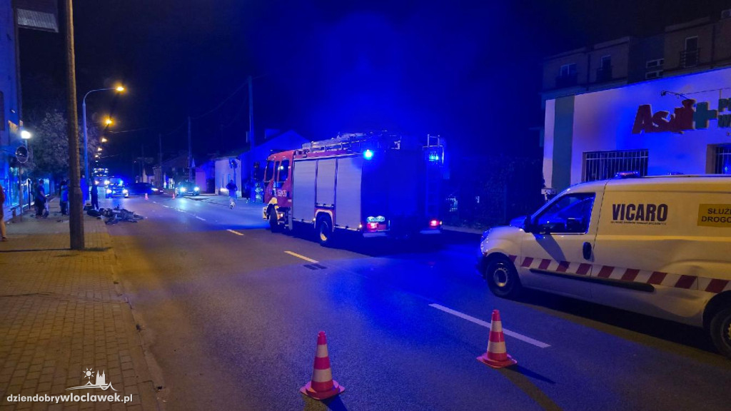 Wypadek na Stodólnej. Samochód uderzył w skuter