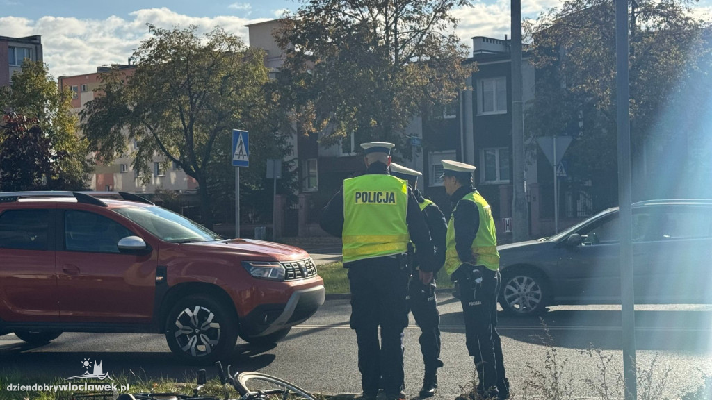 Potrącenie rowerzystki na ul. Polnej