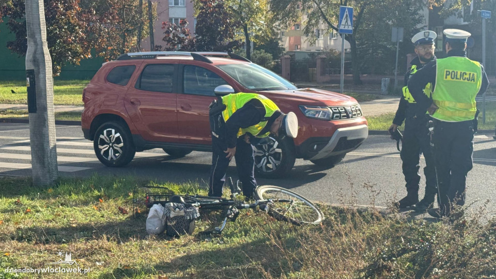 Potrącenie rowerzystki na ul. Polnej