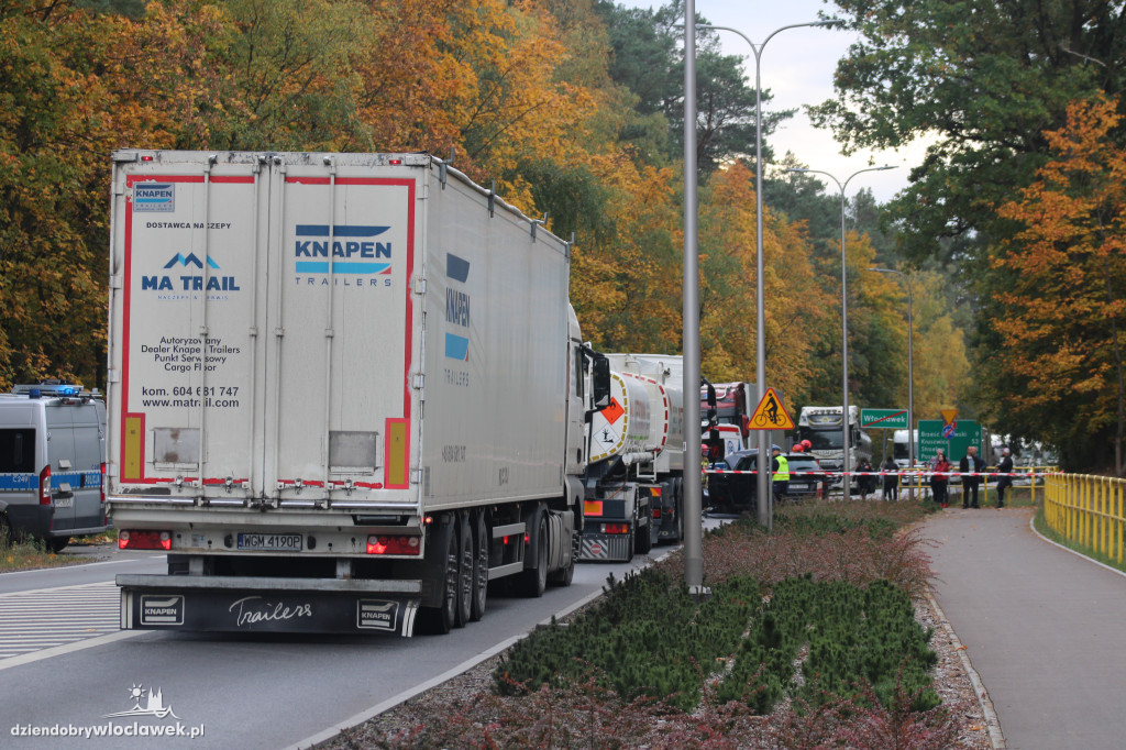 Czołowe zderzenie na DK62