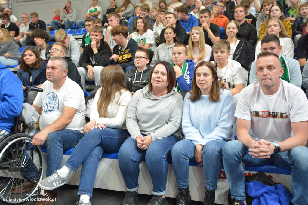 Kibice na meczu Anwil Włocławek vs. Sporting CP